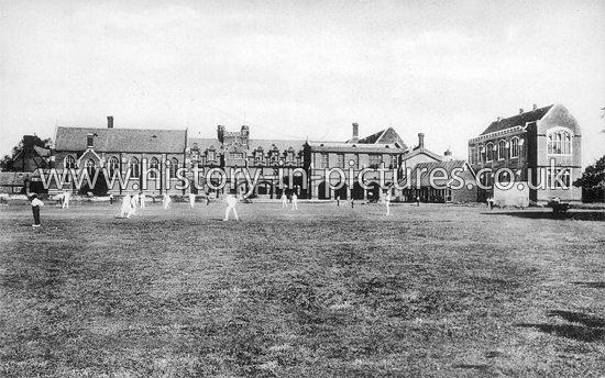 Bancroft School, Cricket Field, Woodford Green, Essex, c.1910.